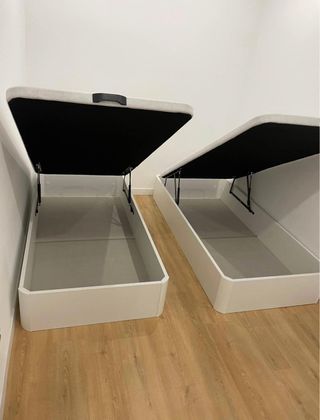 Canapé abatible blanco