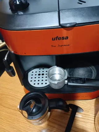 Cafetera Ufesa Doble Duo Supreme.Todo perfecto.