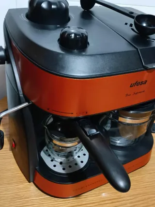 Cafetera Ufesa Doble Duo Supreme.Todo perfecto.