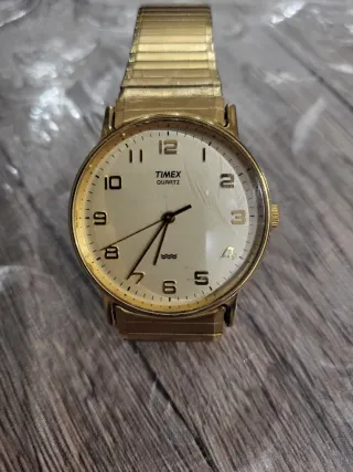Orologio Timex Quartz Dorato Uomo