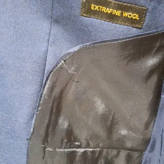 Traje Massimo Dutti azul marino nuevo.