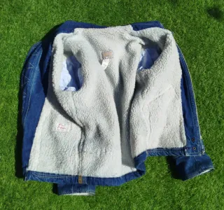 Chaqueta Vaquera Vintage. Forro borrego. Unisex