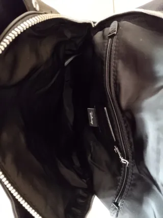 Mochila Desigual Mickey Negra y Plateada