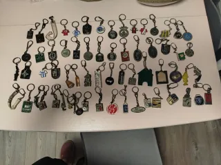 Lote de llaveros antiguos