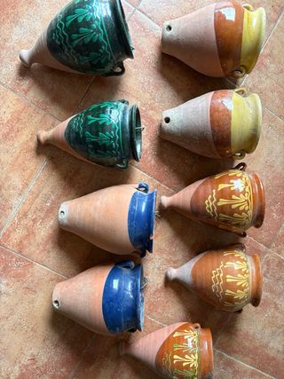 Jarrón de jardín para colgar