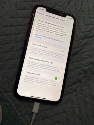 “iPhone 11 128GB rojo FUNCIONA PERFECTO”