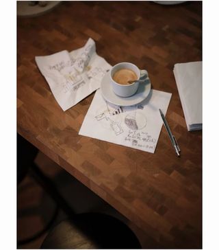 Isla de cocina madera y metal