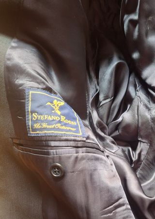 Traje STEFANO ROSSI caballero negro