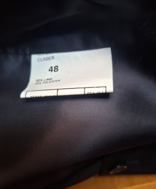 Traje STEFANO ROSSI caballero negro