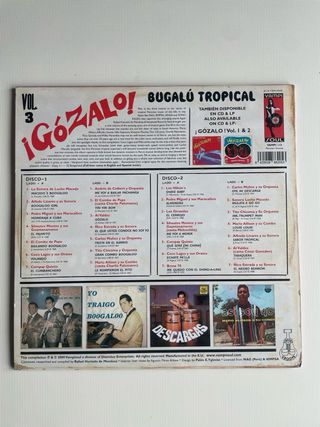 Vinilo Bugalú Tropical ¡Gózalo! Vol. 3
