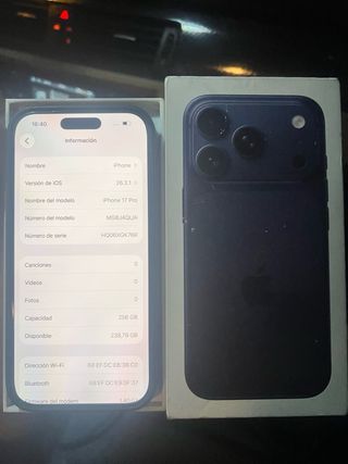 iPhone 17 Pro Azul/Morado