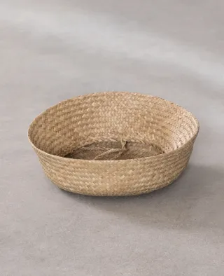 Cesto Colgante Mimbre Sklum