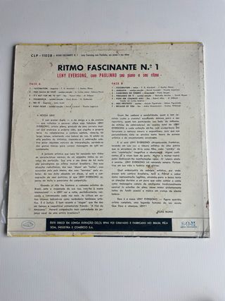Vinilo Leny Eversong Ritmo Fascinante N°1