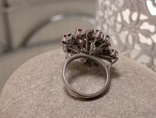 Anillo Vintage Piedras Preciosas