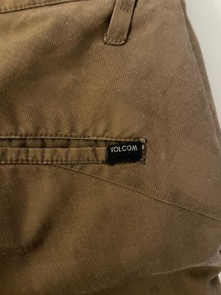 Shorts Volcom marroni a quadretti