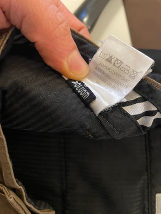 Shorts Volcom marroni a quadretti