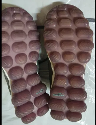 Zapatillas Skechers Talla 37.5 Gris/Morado