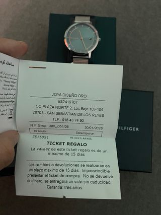 Reloj Tommy Hilfiger Plata Mujer