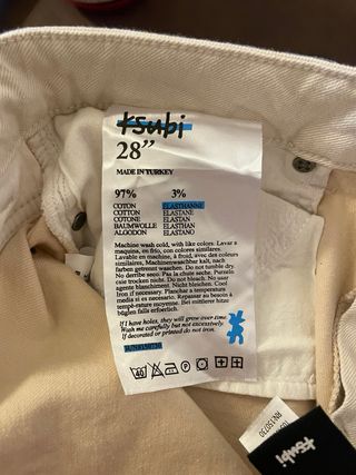 Pantaloni Ksubi Teddy / Nine 0+ Beige