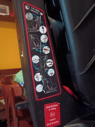 Seggiolino auto isofix 9-36kg