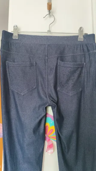 Leggings efecto denim mujer Talla S (36)
