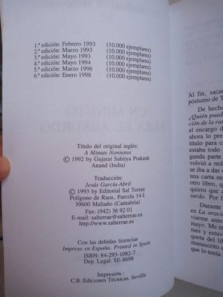 Minuto para el absurdo, Un