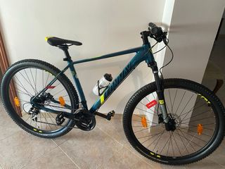 Bicicleta MTB Azul y Amarilla