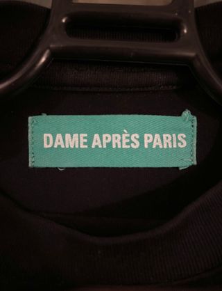 Camiseta Dame Apres Paris Negra Talla Única
