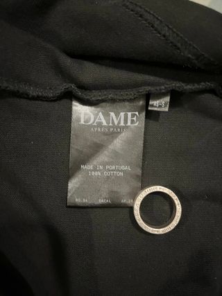 Camiseta Dame Apres Paris Negra Talla Única