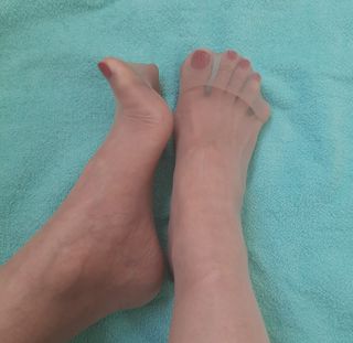 Vendo fotos dos meus pés