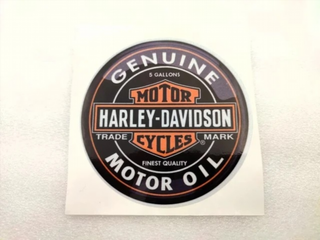 VINILO LOGO HARLEY DAVIDSON GENUINE MOTOR OIL
