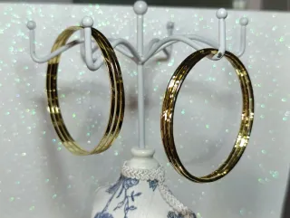 Lote 6 Pulseras Acero Dorado