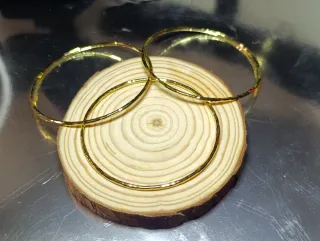 Lote 6 Pulseras Acero Dorado