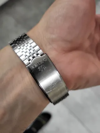 Seiko SQ Quartz Argento/Bianco