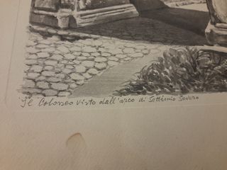 Disegni Roma: Fontana e Arco