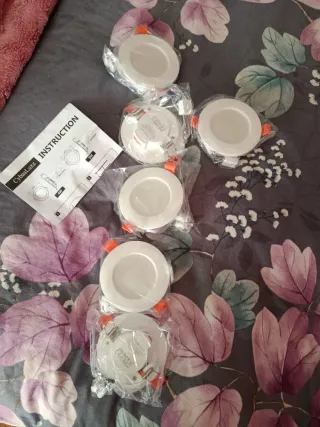 6 Focos LED Empotrables 5W 550LM