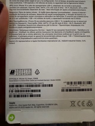 iPhone 15 Verde - Como Nuevo