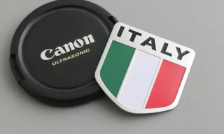 PLACA EMBLEMA ITALY FLAG