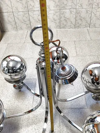 Lámpara Techo Space Age Eyeball 70s araña