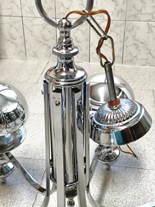 Lámpara Techo Space Age Eyeball 70s araña