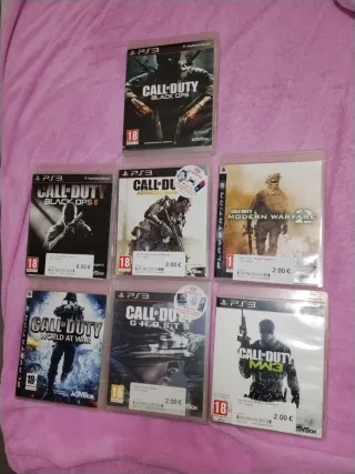 Lote 7 juegos Call of Duty PS3