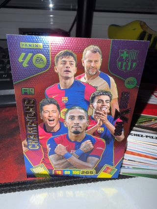 Cromo FC Barcelona Champions 2024/2025