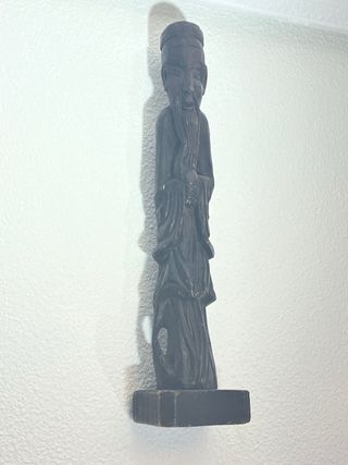 SABIO O FILÓSOFO CHINO MADERA