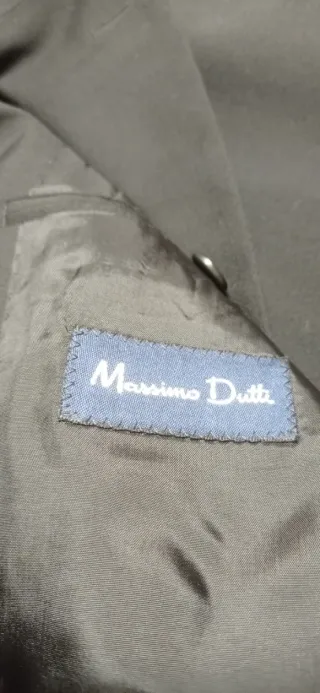 Traje Massimo Dutti Negro