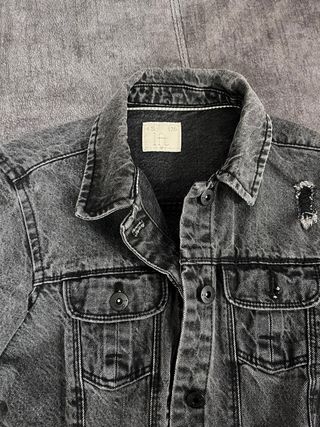 Cazadora vaquera negra Lefties