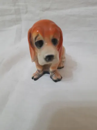 Coppia cani Basset Hound ceramica