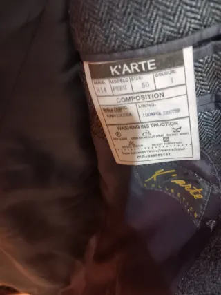 Chaqueta de novio negra