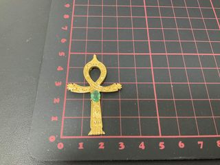 crucifijo oro 18k con piedra