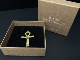 crucifijo oro 18k con piedra