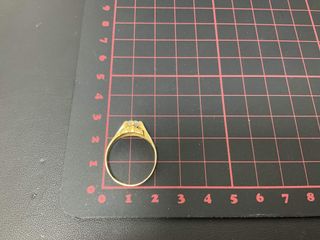 anillo oro 18k con piedra